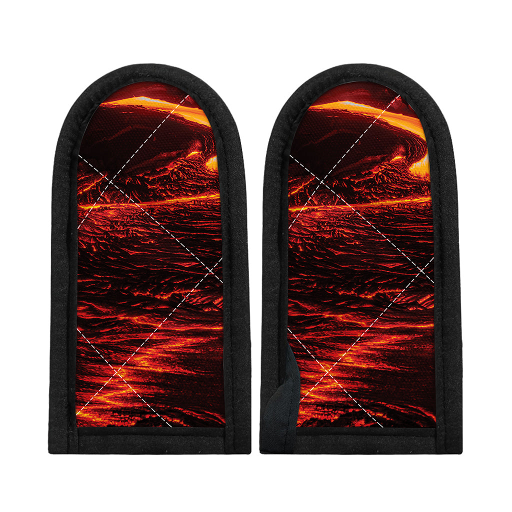 Lava Flow Print Skillet Handle Cover
