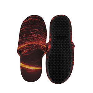 Lava Flow Print Slippers