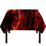 Lava Flow Print Tablecloth