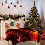 Lava Flow Print Tablecloth