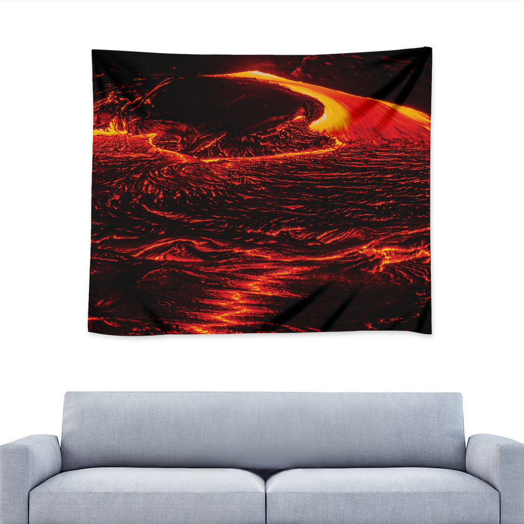 Lava Flow Print Tapestry