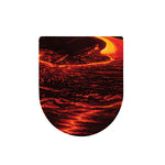 Lava Flow Print Toilet Lid Cover