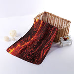 Lava Flow Print Towel