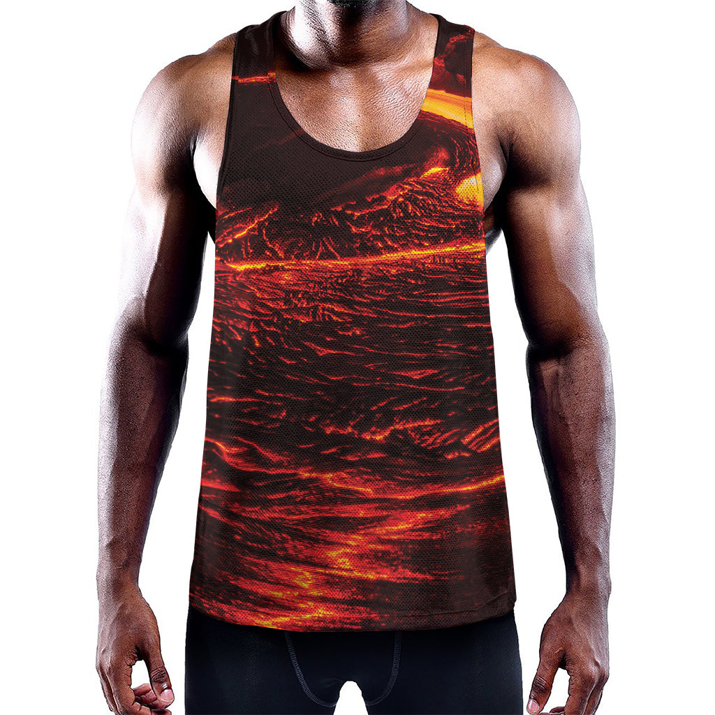 Lava Flow Print Training Tank Top