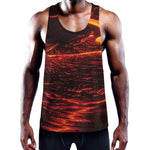 Lava Flow Print Training Tank Top