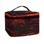 Lava Flow Print Travel Makeup Bag