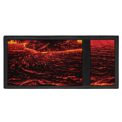 Lava Flow Print Trifold Wallet