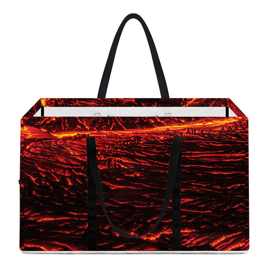 Lava Flow Print Utility Tote Bag