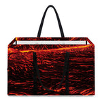 Lava Flow Print Utility Tote Bag