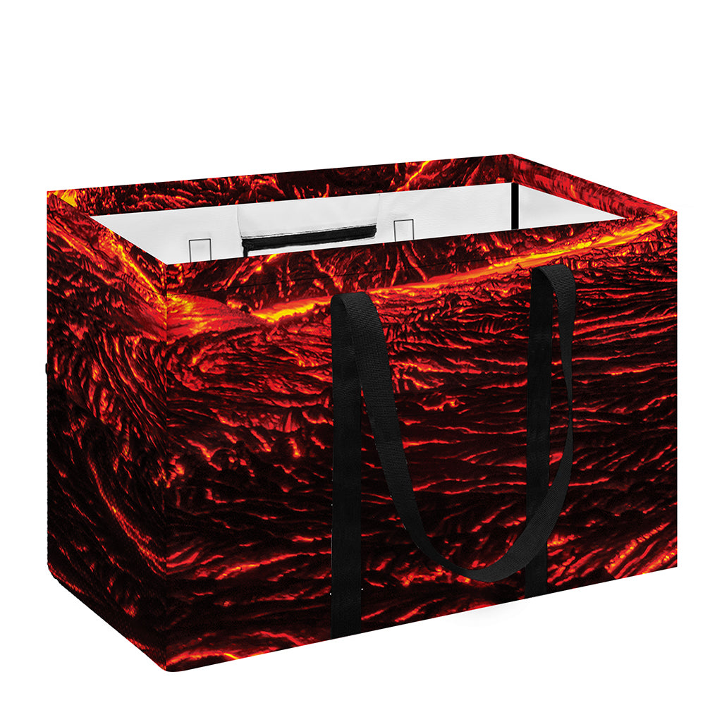 Lava Flow Print Utility Tote Bag