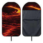 Lava Flow Print Waterproof Car Seat Cover
