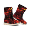 Lava Flow Print Winter Boots