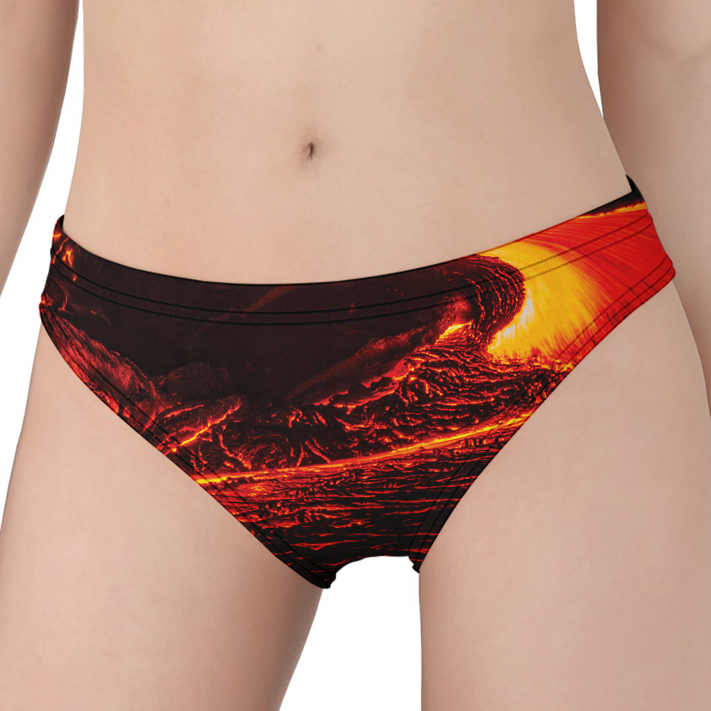 Lava Flow Print Women's Panties