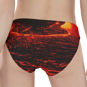 Lava Flow Print Women's Panties