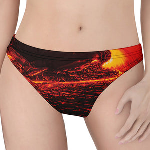 Lava Flow Print Women's Thong