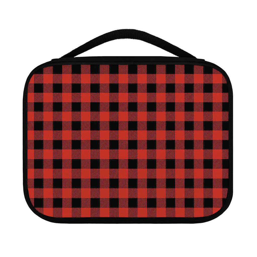 Lava Orange Buffalo Check Pattern Print Classic Bible Case