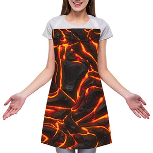 Lava Print Adjustable Apron