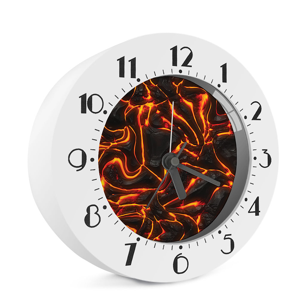 Lava Print Alarm Clock