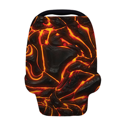 Lava Print Baby Seat Cover