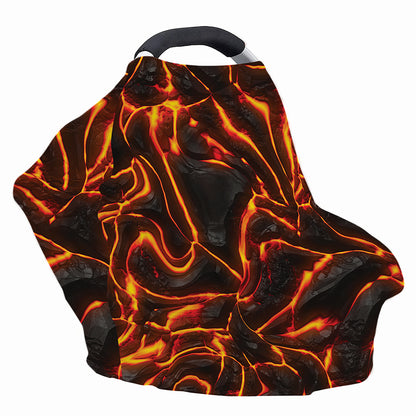 Lava Print Baby Seat Cover