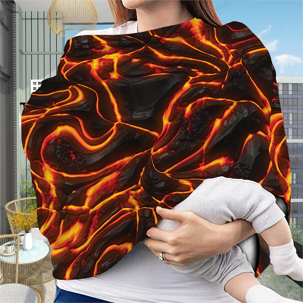 Lava Print Baby Seat Cover