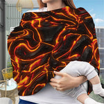 Lava Print Baby Seat Cover