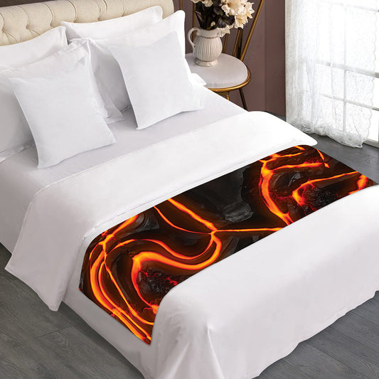 Lava Print Bed Runner