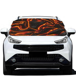 Lava Print Car Windshield Snow Cover