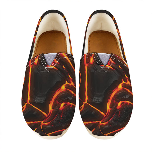 Lava Print Casual Shoes