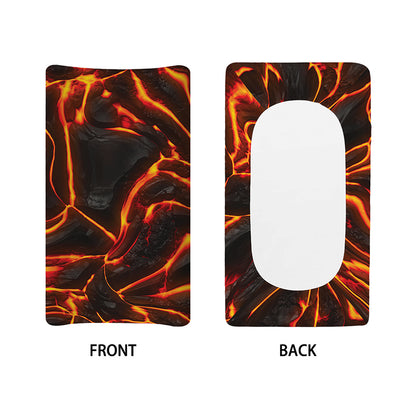 Lava Print Changing Pad Cover