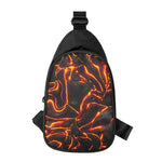 Lava Print Chest Bag