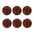 Lava Print Coaster Set