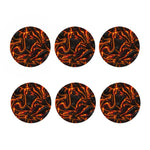 Lava Print Coaster Set