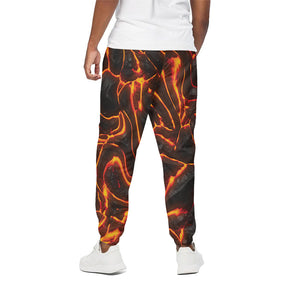 Lava Print Cotton Pants