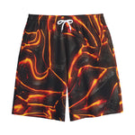 Lava Print Cotton Shorts