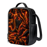 Lava Print Crossbody Lunch Bag