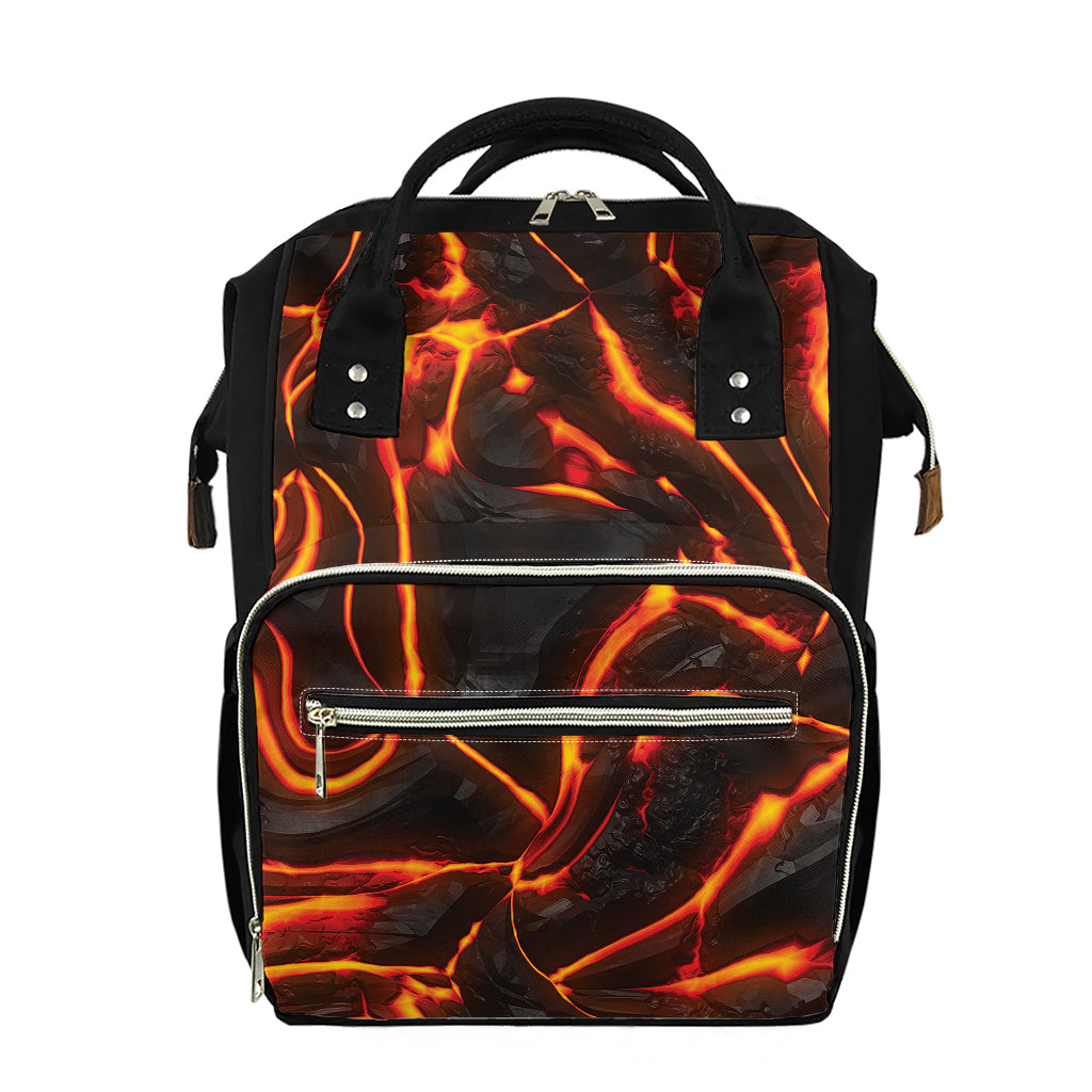 Lava Print Diaper Bag