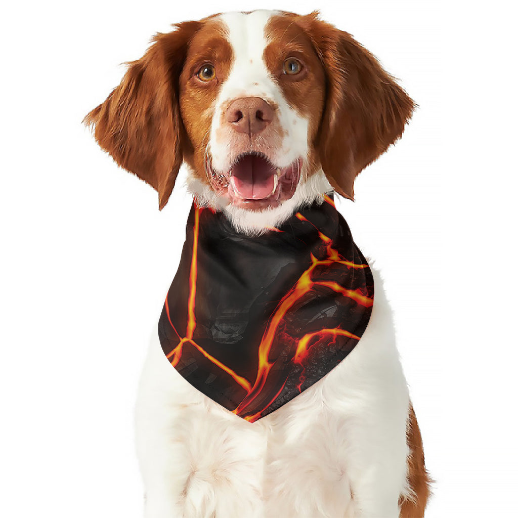 Lava Print Dog Bandana