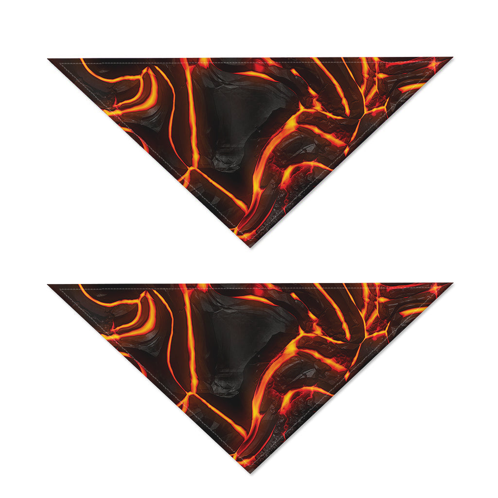 Lava Print Dog Bandana