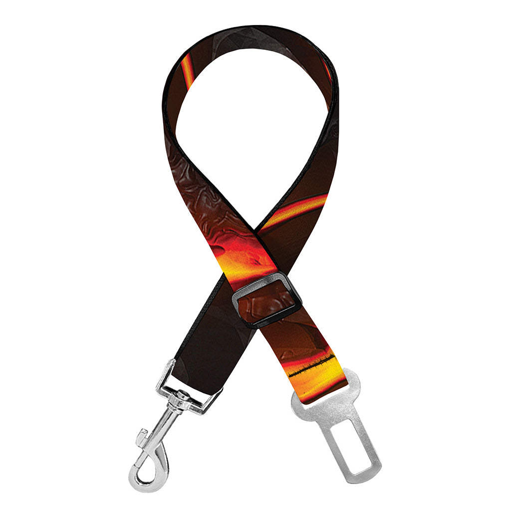 Lava Print Dog Seat Belt