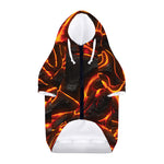 Lava Print Dog Zip Up Hoodie