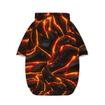 Lava Print Dog Zip Up Hoodie