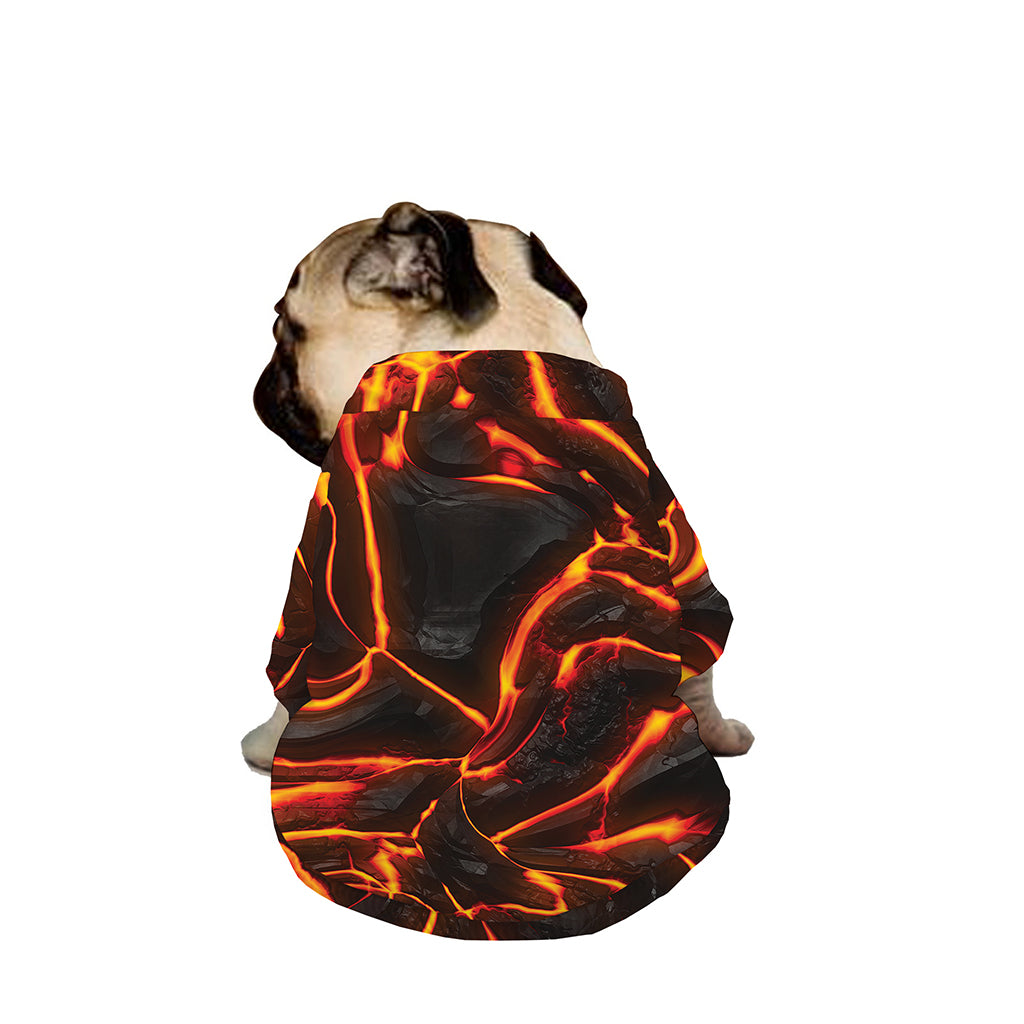 Lava Print Dog Zip Up Jacket
