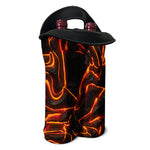 Lava Print Double Neoprene Wine Tote