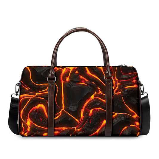 Lava Print Duffle Bag