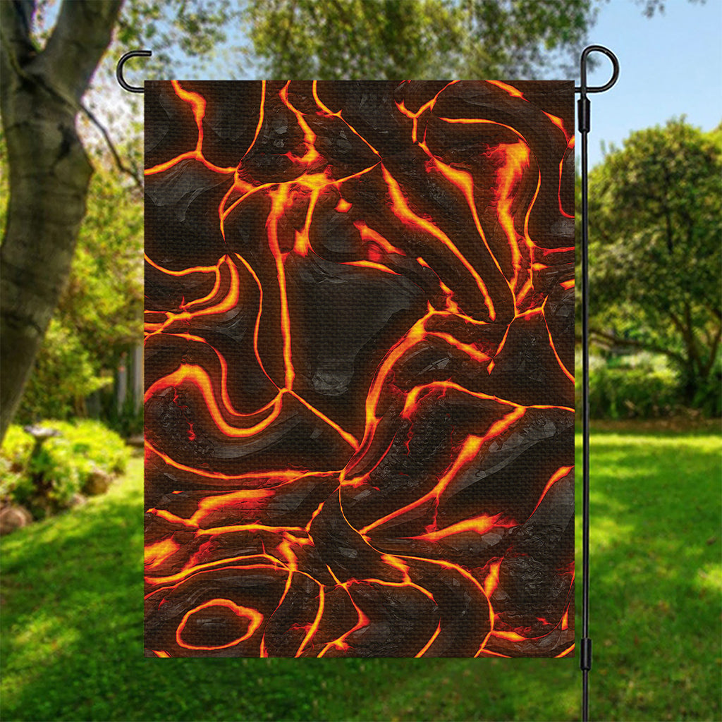 Lava Print Garden Flag