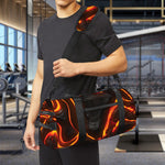 Lava Print Gym Bag