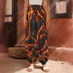 Lava Print Harem Pants