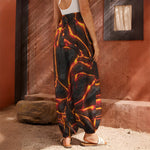 Lava Print Harem Pants