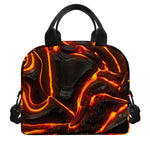 Lava Print Insulated Lunch Bag